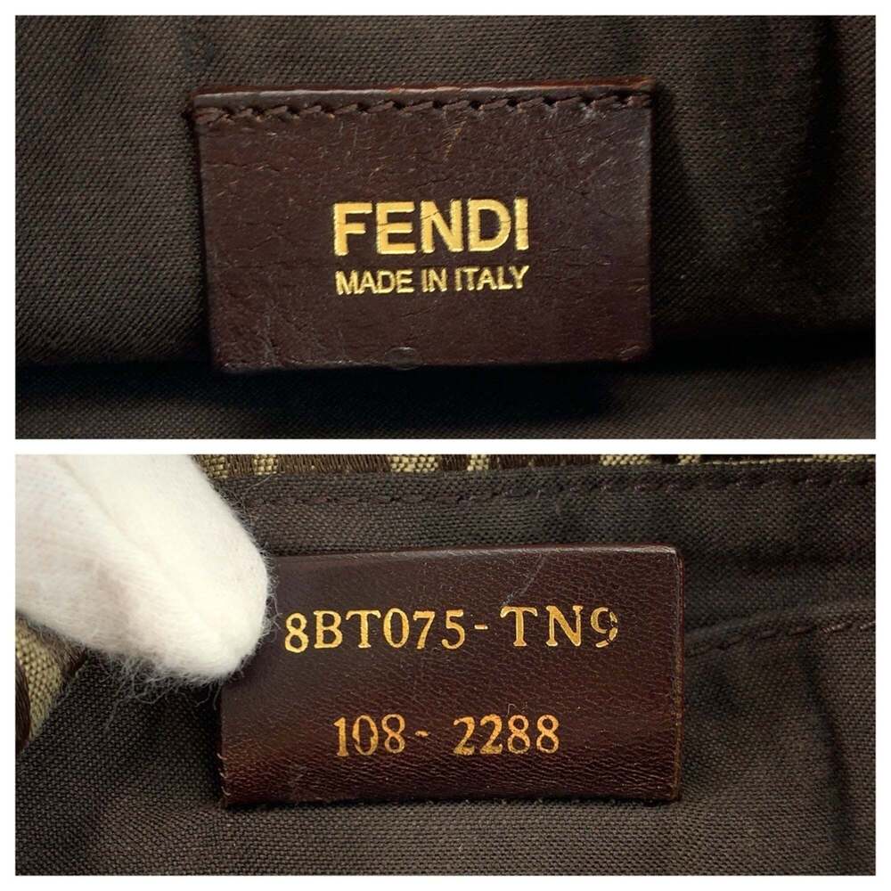 FENDI Brown Leather Shoulder Bag - Picture 3 of 10